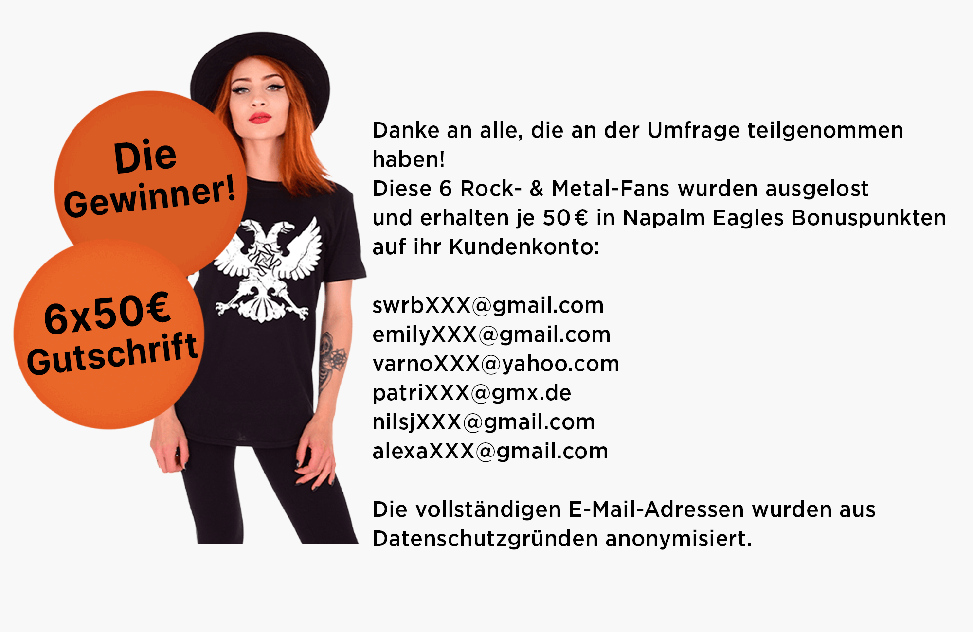 Gewinner der Newsletter-Umfrage