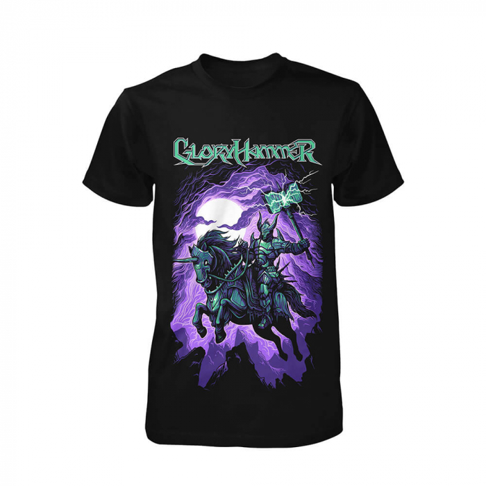 Nachhaltigkeit Bands Gloryhammer Chaos Wizard Männer T-Shirt schwarz Band-Merch