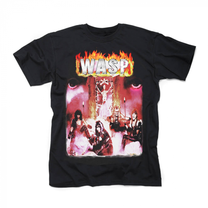 World Domination T-Shirt Heavy Metal Band I Wanna Be Somebody Official W.A.S.P 