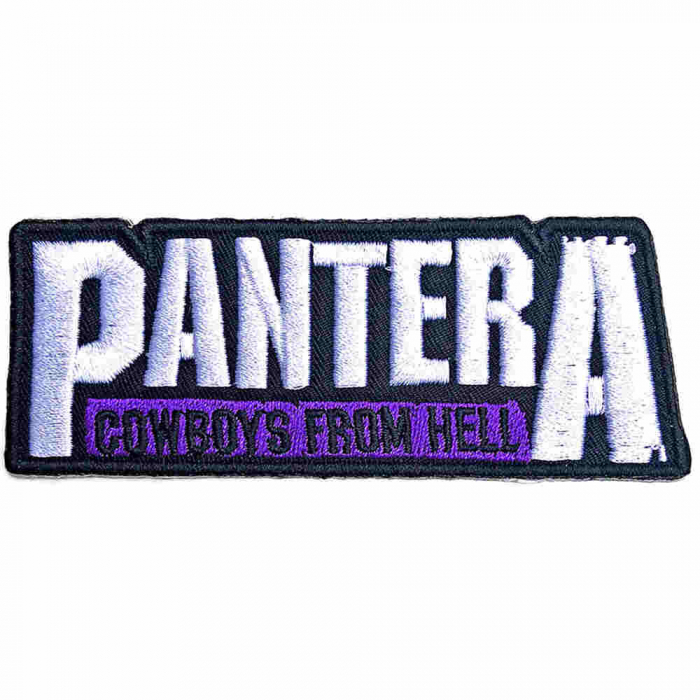 PANTERA COWBOYS FROM HELL EMBROIDERED PATCH
