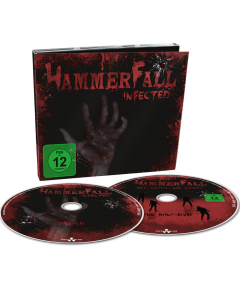 15655-1 hammerfall infected digipak cd +dvd heavy metal