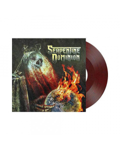 Serpentine Dominion DARK RED MARBLED LP