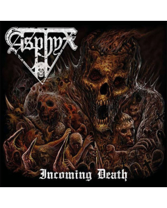 Asphyx album cover Incoming Death