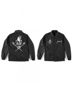 Metallica Scary Guy coach jacket front and back