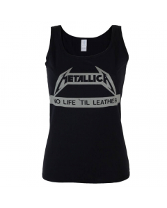 Metallica No Life Til Leather girlie tank top front