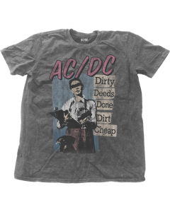 AC/DC Snow Wash T-shirt front
