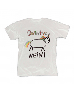 HEAVY METAL HAPPINESS - Devinitive Nein! / WHITE T-Shirt