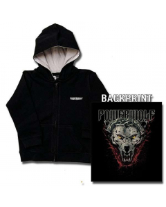 Powerwolf Icon Wolf kids hoodie front and back