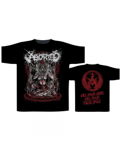 Aborted Baphomet T-shirt front and back