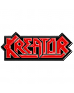 Kreator logo metal pin badge
