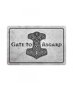 GATE TO ASGARD - Gate To Asgard / Metal Sign