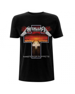 Metallica Master Of Puppets Cross T-shirt front