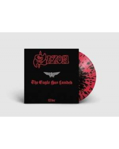 SAXON - The Eagle has Landed (Live) / BLACK/RED Splatter LP