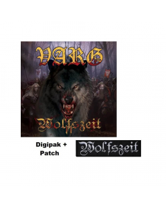 56314-1 varg wolfszeit II digipak cd + patch bundle dark metal pagan metal