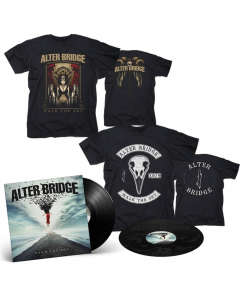 57200 alter bridge walk the sky black 2-lp + 2-t shirt bundle alternative metal 
