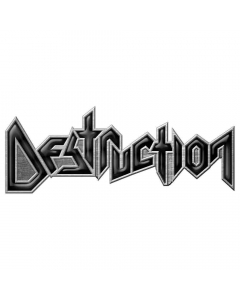 Destruction logo metal pin badge