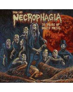 necrophagia - here lies necrophagia - 35 yeras of death metal - cd - napalm records