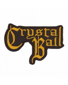 crystal ball cut out logo patch