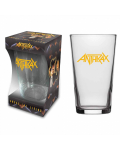 Anthrax Logo Beer Glass