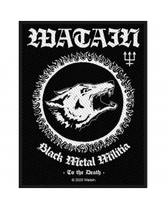 watain black metal militia patch