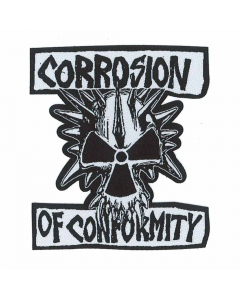 corrosion of conformity skull logo patch