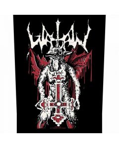 watain inverted cross backpatch