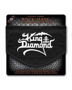 king diamond logo face mask