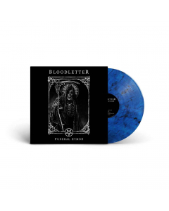 bloodletter funeral hymns blue black marbled vinyl