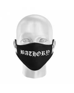 bathory logo face mask