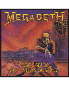 megadeth peace sells patch