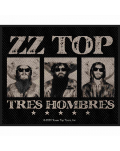 zz top tres hombres patch