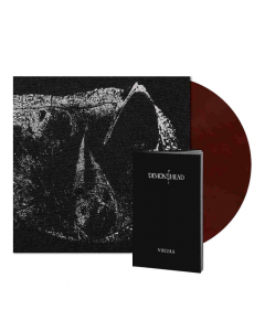 demon head viscera hardcover dark red black marbled vinyl