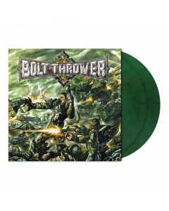 bolt thrower honour valour pride clear green marbled vinyl