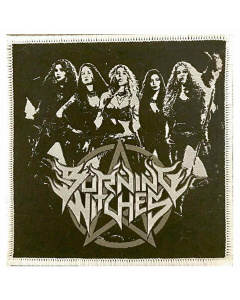 burning witches band patch