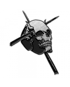 watain new logo metal pin