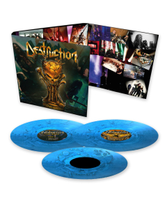 Live Attack - BLUE BLACK Marbled 3- Vinyl