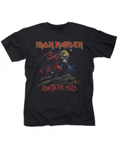 Number Of The Beast Run To The Hills Distress - T-shirt