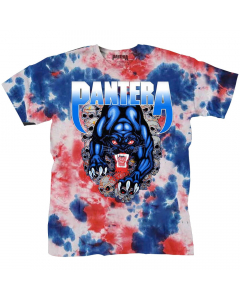 Panther - BLAU Dip-Dye - T-Shirt