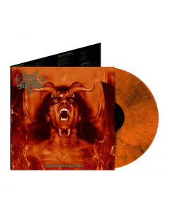 Attera Totus Sanctus - ORANGE SCHWARZ Marmoriertes Vinyl