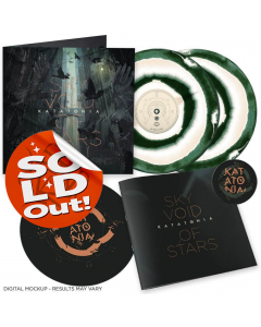 Sky Void of Stars Die Hard Edition: WEISS GRÜNE Ink Spot 2- Vinyl + Slipmat + Patch