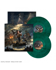 Pirates - GREEN BLACK Marbled 2- Vinyl
