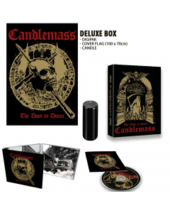 55001 candlemass the door to doom deluxe boxset + candle bundle doom metal 