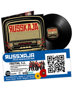Turbo Polka Party SCHWARZES Vinyl + Release Show Austrovinyl Werk 2 03.02.2023 E-Ticket Bundle