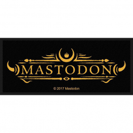 Mastodon Logo Woven Patch M068P Baroness Intronaut High On Fire 