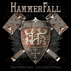 12459 hammerfall steel meets steel - ten years of glory 2-cd heavy metal