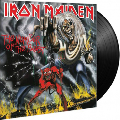 Iron Maiden The Number Of The Beast Black LP