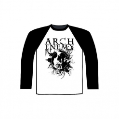 arch enemy skull baseball shirt