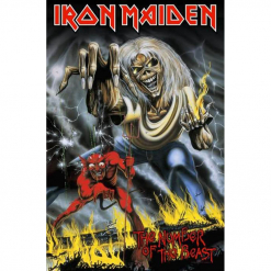 Iron Maiden Number Of The Beast flag