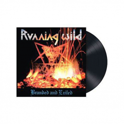 Running Wild Branded And Exiled Black LP