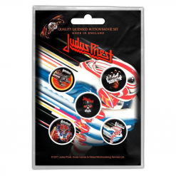 JUDAS PRIEST - Turbo / Button Badge Pack